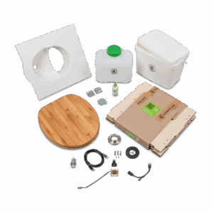 EasyLoo Trenntoilette Bausatz mit Lüfter 5V weiß