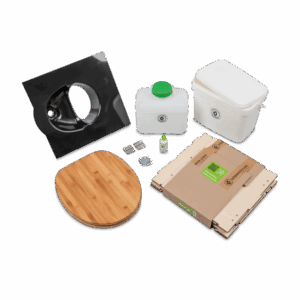 EasyLoo Trenntoilette Bausatz schwarz