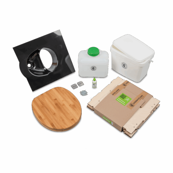 EasyLoo Trenntoilette Bausatz B-Qualität schwarz