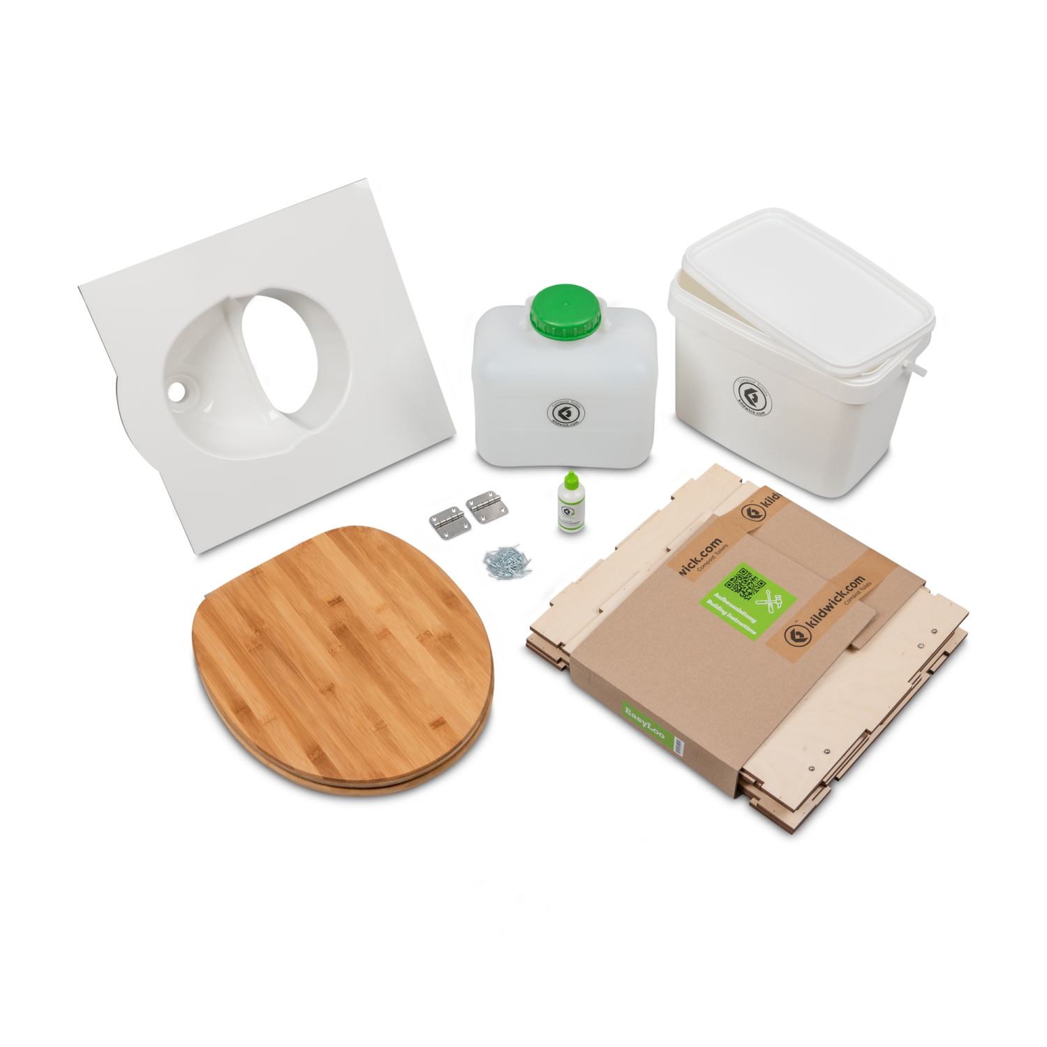 EasyLoo Trenntoilette Bausatz B-Qualität weiß