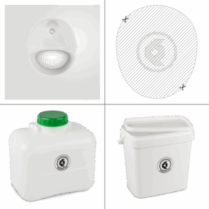 FreeLoo M Trenntoilette Bausatz Klassik XL weiß