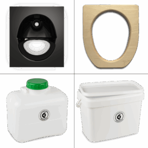 FreeLoo Magnet M Trenntoilette Bausatz