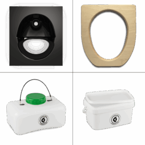 FreeLoo Magnet S Trenntoilette Bausatz