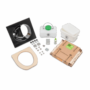 MicroLoo Trenntoilette Bausatz schwarz