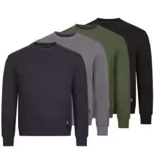 Höhenhorn Wallster Herren Sweatshirt mit Rundhals Pullover Baumwolle 5XL GrÃ¼n