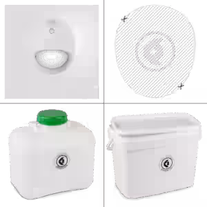 FreeLoo L Trenntoilette Bausatz Klassik XL weiß