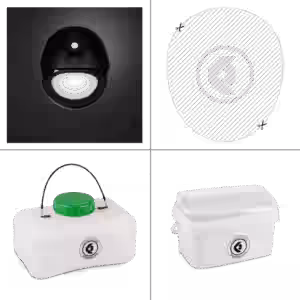 FreeLoo S Trenntoilette Bausatz Klassik XL schwarz