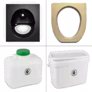 FreeLoo Magnet M Trenntoilette Bausatz