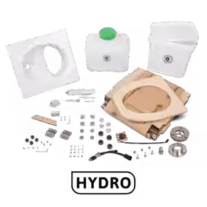 MiniLoo HYDRO Trenntoilette Bausatz mit Lüfter 12V
