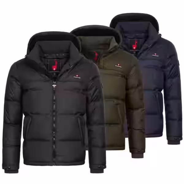 Höhenhorn Bristen Herren Daunen Winter Jacke Daunenjacke Gefüttert Winterjacke XXL GrÃ¼n