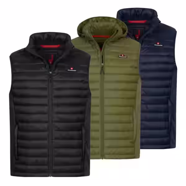 Höhenhorn Dolden Herren Weste Hybridjacke Steppjacke Sportjacke 3XL GrÃ¼n