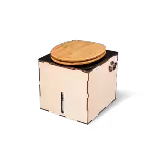 EasyLoo Trockentrenntoilette mit Lüfter 5V schwarz rechts