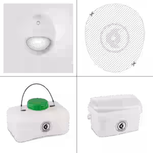 FreeLoo S Trenntoilette Bausatz Klassik XL weiß