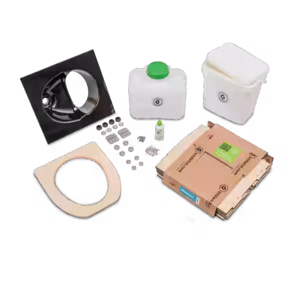 MiniLoo Trenntoilette Bausatz B-Qualität schwarz