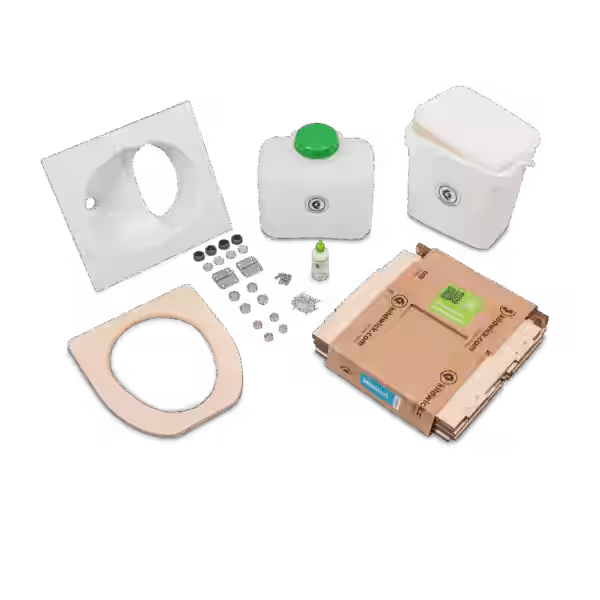 MiniLoo Trenntoilette Bausatz B-Qualität weiß