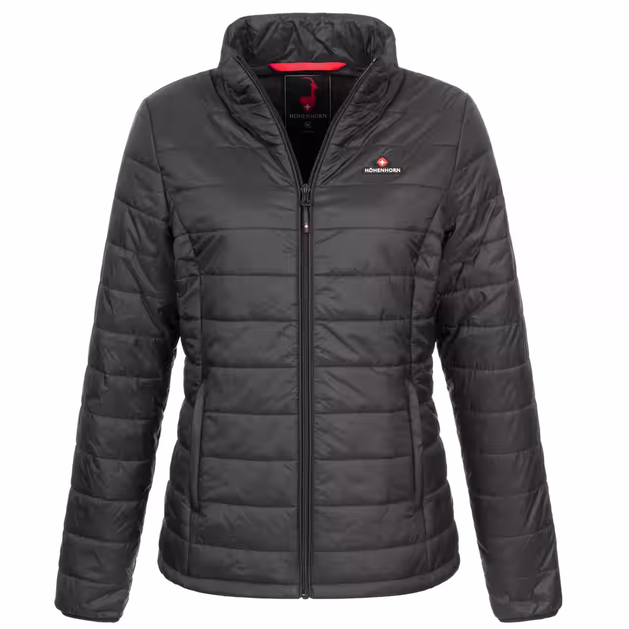 Höhenhorn Vidya Damen Jacke Übergangsjacke Steppjacke mit Transportbeutel S Schwarz