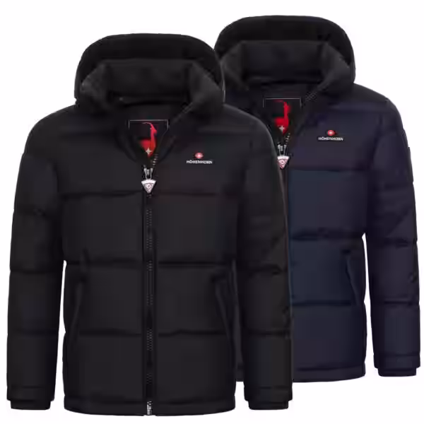 Höhenhorn Dinzey Kinder Winter Jacke Jungen Steppjacke Gefüttert 176 Dunkelblau