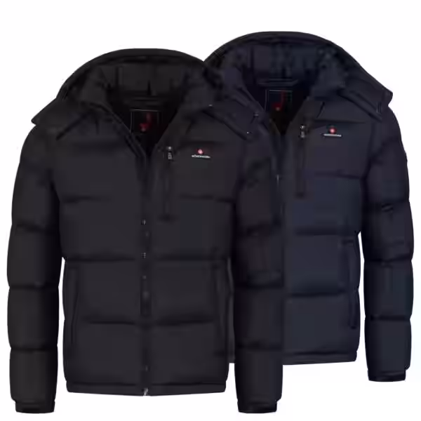 Höhenhorn Eiskar Herren Winter Jacke Gefüttert Steppjacke 3XL Dunkelblau