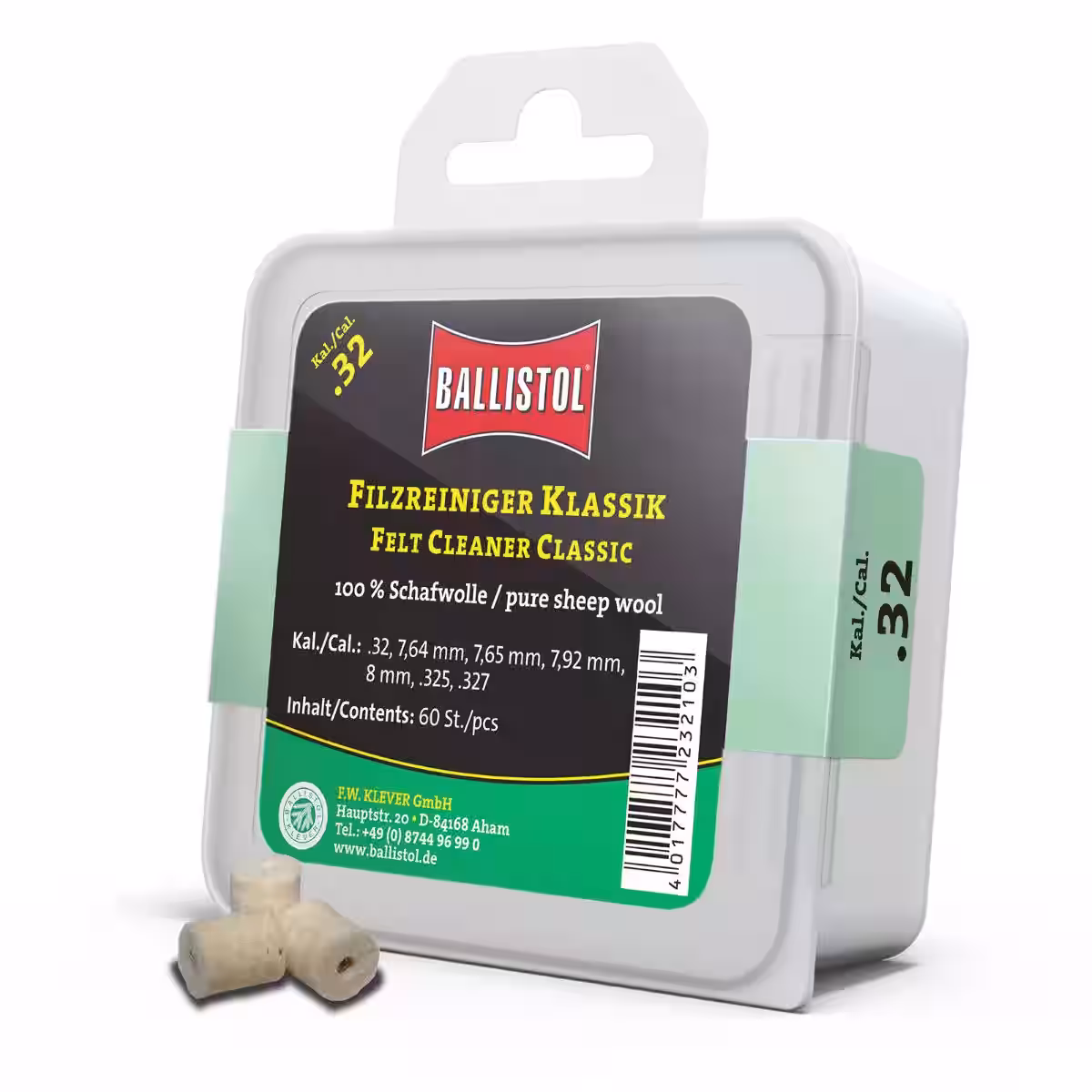 Ballistol Filzreiniger Klassik 60 Stück 1 Ballistol Filzreiniger Klassik 60 Stück