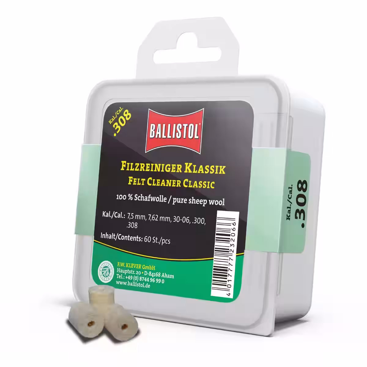 Ballistol Filzreiniger Klassik 60 Stück 1 Ballistol Filzreiniger Klassik 60 Stück
