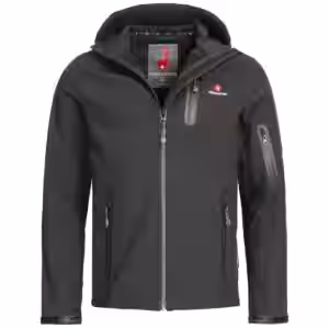 Höhenhorn Breithorn Herren Softshell Jacke Outdoor Funktionsjacke Freizeitjacke M / Schwarz