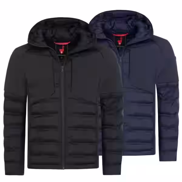Höhenhorn Cerces Herren Steppjacke Hybridjacke Softshell 3XL Dunkelblau