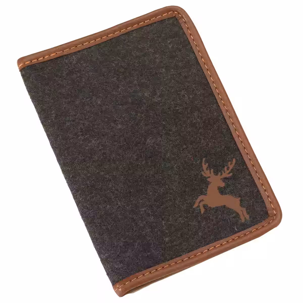 AKAH Jagdscheinetui Loden braun 1 AKAH Jagdscheinetui Loden braun