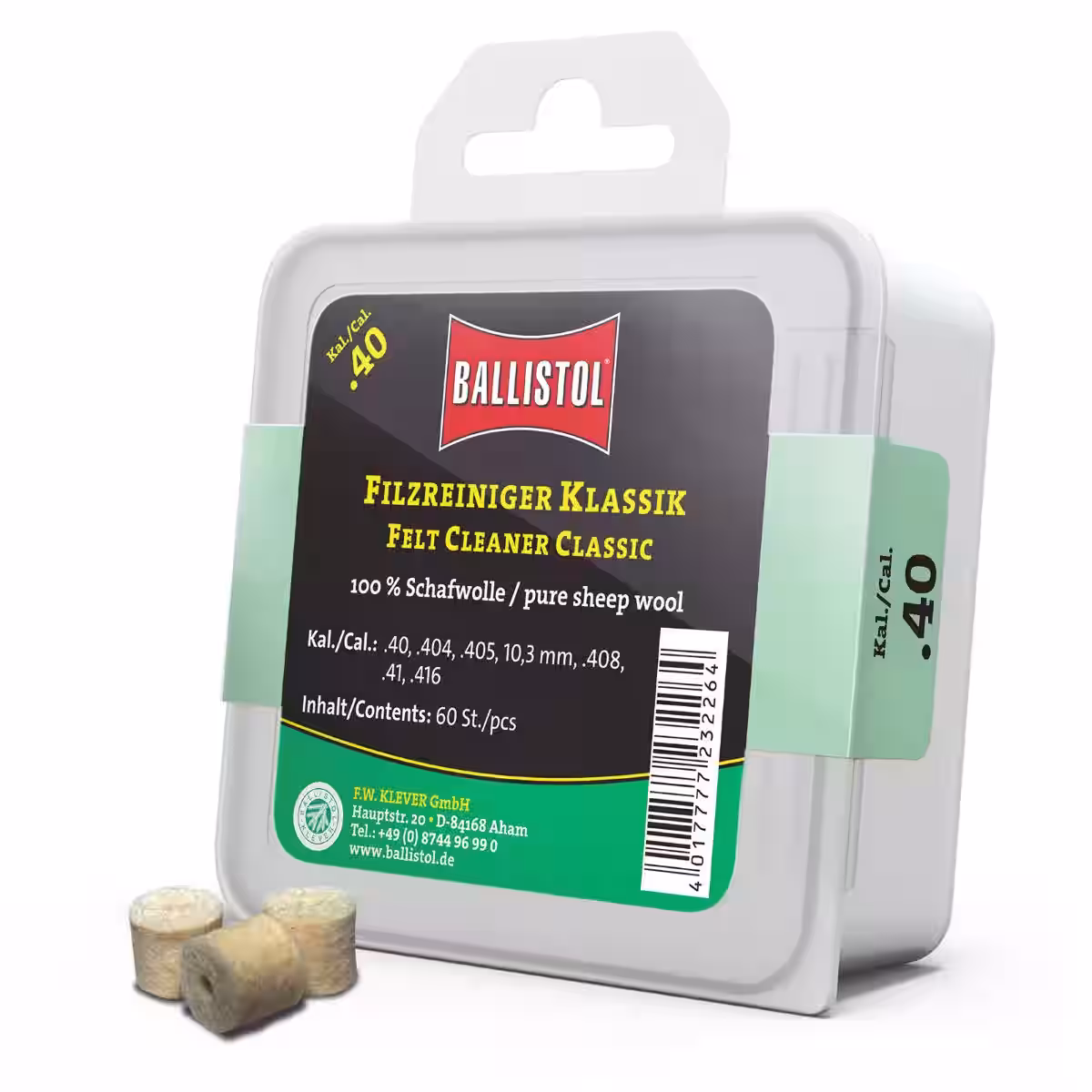 Ballistol Filzreiniger Klassik 60 Stück 1 Ballistol Filzreiniger Klassik 60 Stück