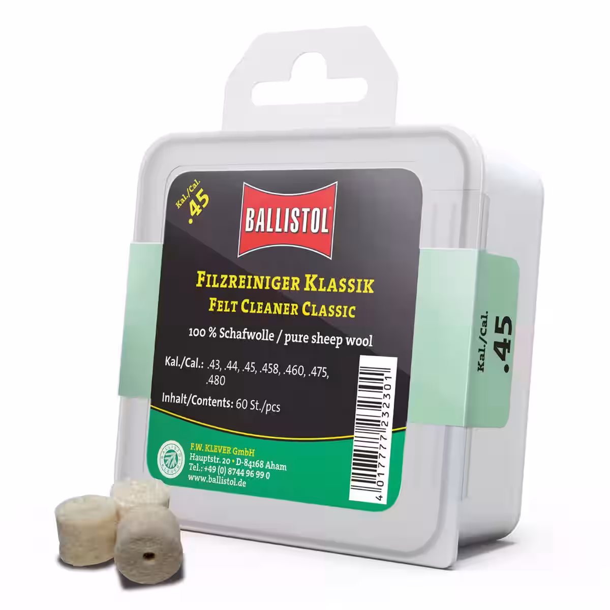 Ballistol Filzreiniger Klassik 60 Stück 1 Ballistol Filzreiniger Klassik 60 Stück