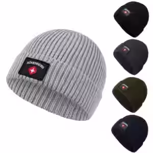 Höhenhorn Ronce Knitted Beanie Unisex Herren Damen Mütze Wintermütze Strickmütze Black Metal