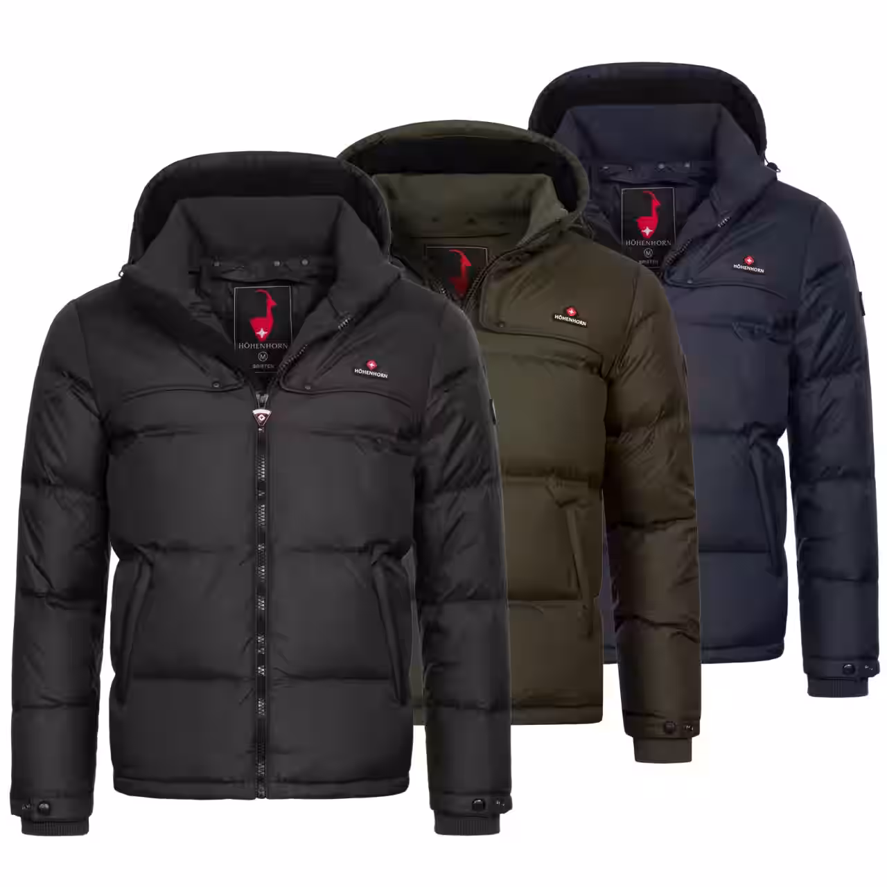 Höhenhorn Bristen Herren Daunen Winter Jacke Daunenjacke Gefüttert Winterjacke S Schwarz 1 Höhenhorn Bristen Herren Daunen Winter Jacke Daunenjacke Gefüttert Winterjacke 3XL Grün
