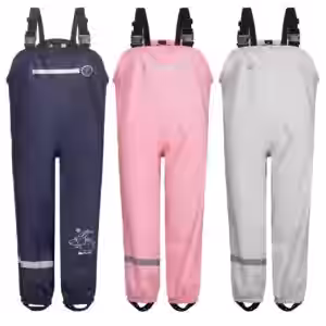 Höhenhorn Matschpfütze Kinder Regenhose wasserdichte Matschhose Regenlatzhose... 116 Hellgrau