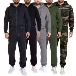 Höhenhorn Cozalp Herren Jogging Anzug Trainingsanzug Hausanzug 5XL Camo GrÃ¼n