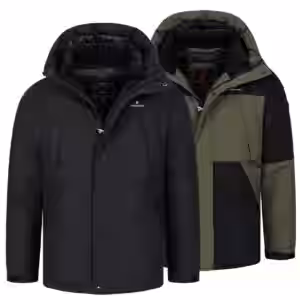 Höhenhorn Lawinenstar Herren Winter Jacke Gefüttert Atmungsaktiv Wasserabweisend 3XL Schwarz/GrÃ¼n