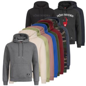 Höhenhorn Janga Hoodie Herren Kapuzen Pullover Hoody Sweatshirt 5XL Altrosa