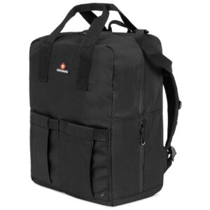 Höhenhorn Parkpack Wickeltasche Rucksack Wasserdicht Multifach Wickelunterlage Schwarz