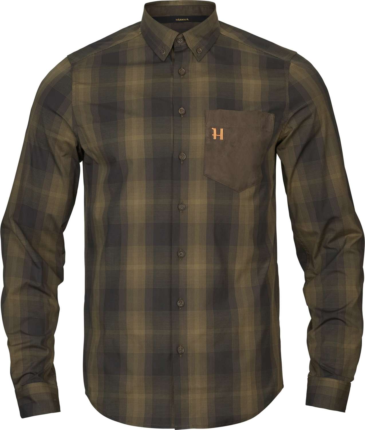 Härkila Akkan Hemd Grün/Braun 1 Härkila Akkan Hemd Grün/Braun
